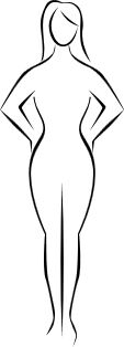 figuurtype zandloper jurkjes